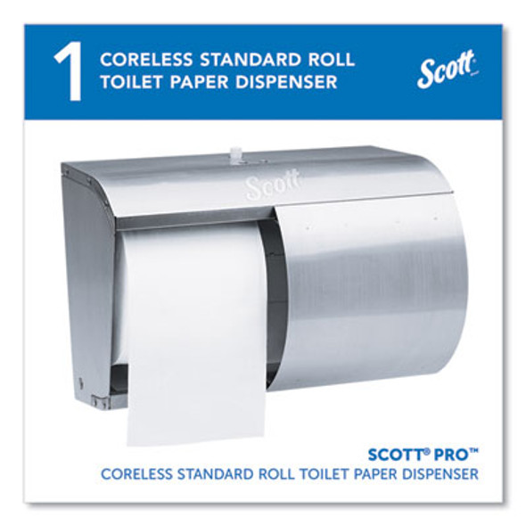 Pro Coreless Srb Tissue Dispenser, 10.13 x 6.4 x 7, Stainless Steel