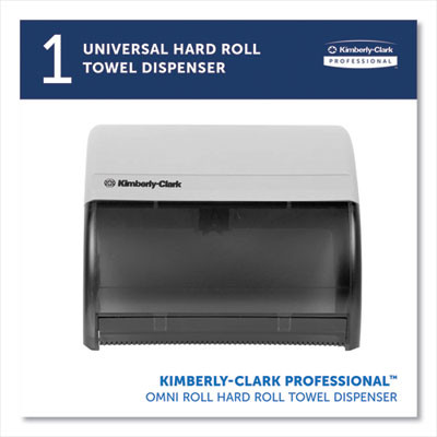 Omni Roll Towel Dispenser, 10.5 x 10 x 10, Smoke Gray