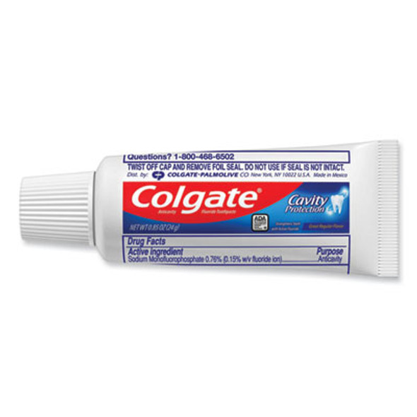 Toothpaste, Personal Size, 0.85 Oz Tube, Unboxed, 240/Carton