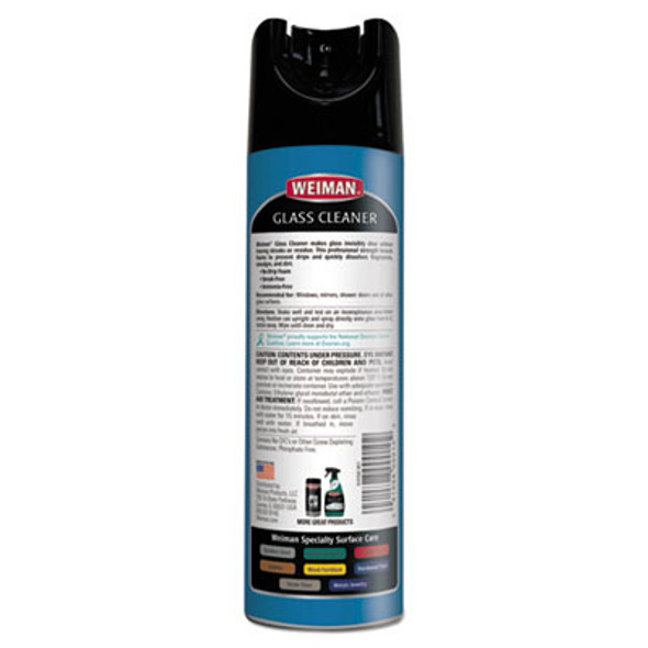 Foaming Glass Cleaner, 19 Oz Aerosol Spray Can
