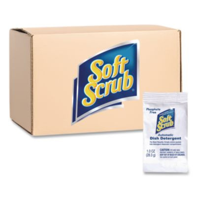 Automatic Dish Detergent, Lemon Scent, Powder, 1 Oz Pack, 200/Carton