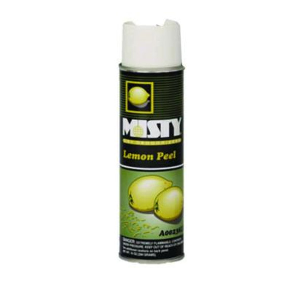 Handheld Air Deodorizer, Lemon Peel, 10 Oz Aerosol Spray, 12/Carton