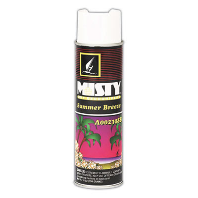 Handheld Air Deodorizer, Summer Breeze, 10 Oz Aerosol Spray, 12/Carton