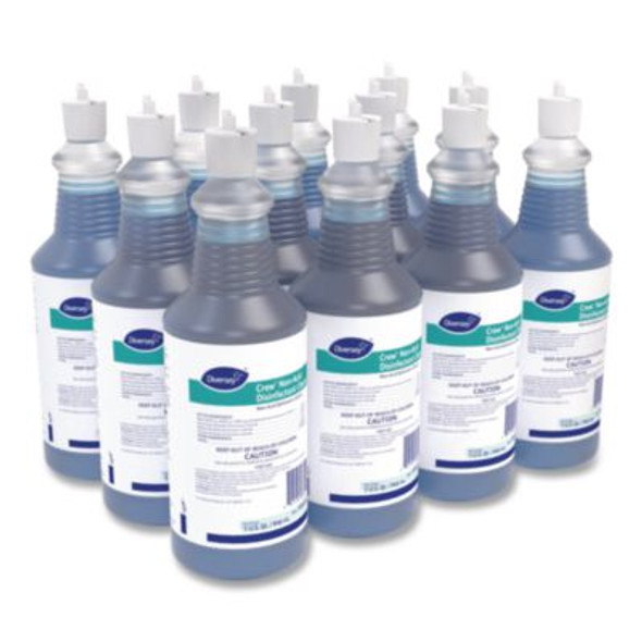 Crew Neutral Non-Acid Bowl And Bathroom Disinfectant, 32 Oz Squeeze Bottle, 12/Carton