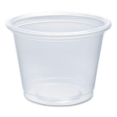 Conex Complements Portion/Medicine Cups, 1 Oz, Plastic, Clear, 125/Bag, 20 Bags/Carton