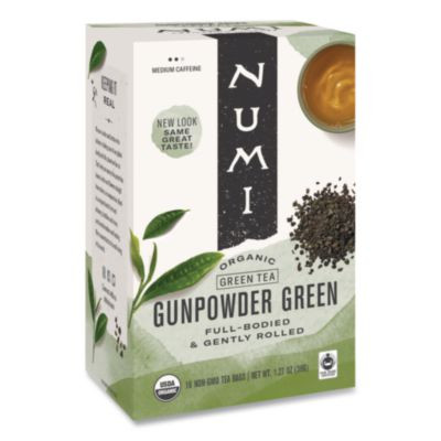 Organic Teas And Teasans, 1.27 Oz, Gunpowder Green, 18/Box