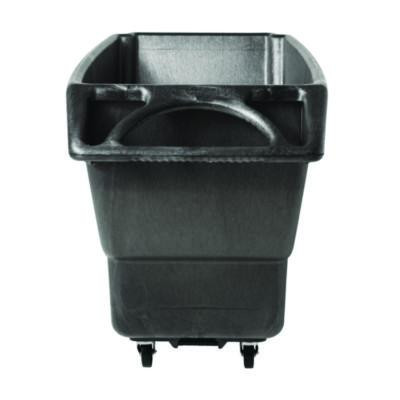 0.75 Cu Yd Structural Foam Tilt Truck, Standard Duty, 1,000 Lb Capacity, Black