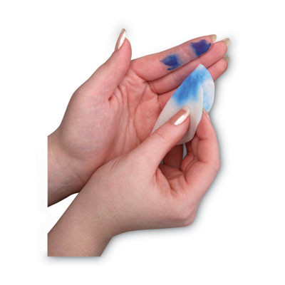 Clean-Ups Hand Cleaning Pads, Cloth, 1-Ply, 3" Dia, Mild Floral Scent, 60/Tub