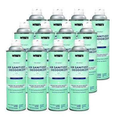 Handheld Air Sanitizer/Deodorizer, Fresh Linen, 10 Oz Aerosol Spray, 12/Carton