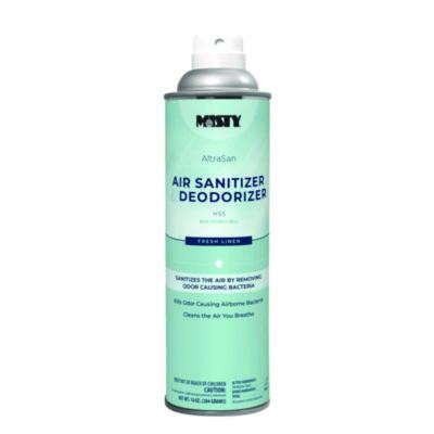 Handheld Air Sanitizer/Deodorizer, Fresh Linen, 10 Oz Aerosol Spray, 12/Carton
