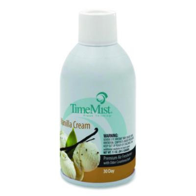 Premium Metered Air Freshener Refill, Vanilla, 5.3 Oz Aerosol Spray, 12/Carton