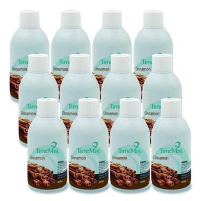 Premium Metered Air Freshener Refill, Cinnamon, 7.1 Oz Aerosol Spray, 12/Carton