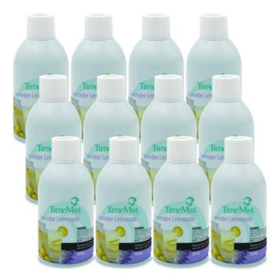 Premium Metered Air Freshener Refill, Lavender Lemonade, 7.1 Oz Aerosol Spray, 12/Carton
