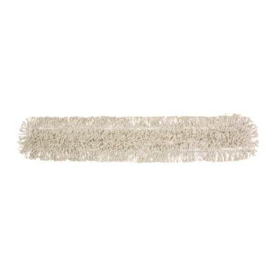 Industrial Dust Mop Head, Cotton, 48 x 3, White