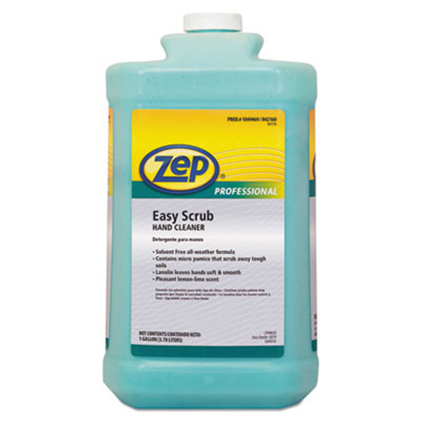 Industrial Hand Cleaner, Easy Scrub, Lemon Scent, 1 Gal Bottle, 4/Carton