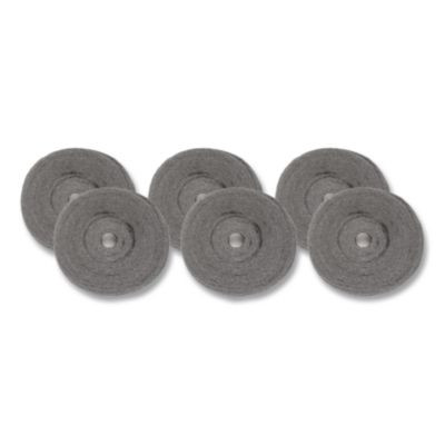 Industrial-Quality Steel Wool Reel, #2 Medium Coarse, 5 Lb Reel, Steel Gray, 6/Carton