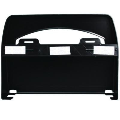 Toilet Seat Cover Dispenser, 16.4 X 3.05 X 11.9, Black, 2/Carton