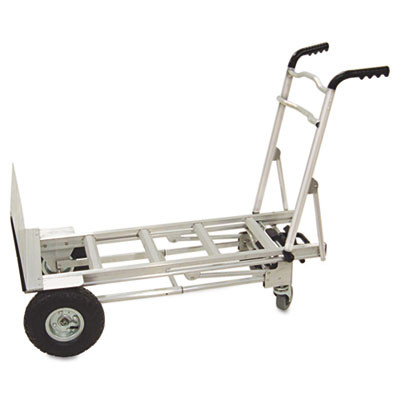 3-In-1 Convertible Hand Truck, 800 Lb To 1,000 Lb Capacity, 21.06 x 21.85 x 48.03, Aluminum