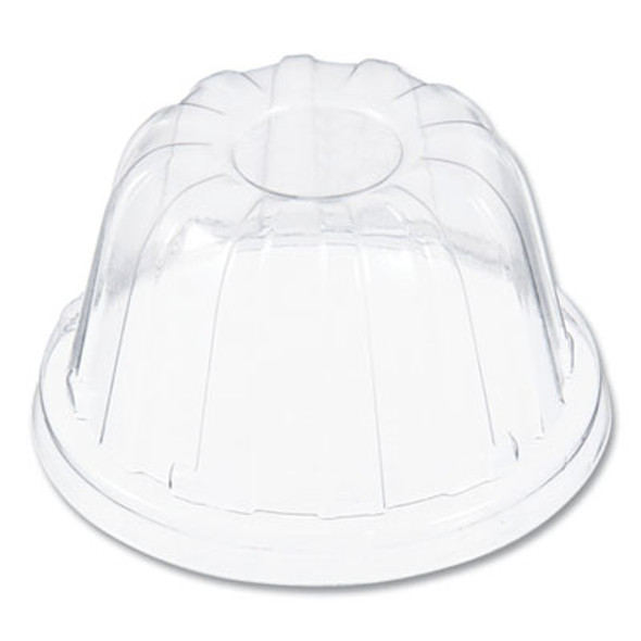 D-T Sundae/Cold Cup Lids, Fits 6 Oz/8 Oz/12 Oz Cold Cups, Plastic, Clear, 50/Pack, 20 Packs/Carton