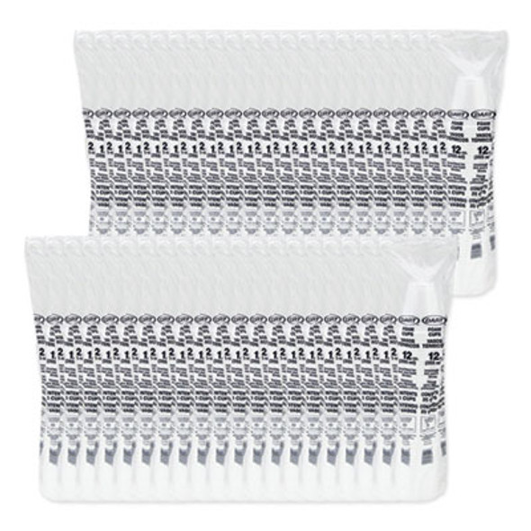 Foam Drink Cups, 12 Oz, Squat, White, 1,000/Carton