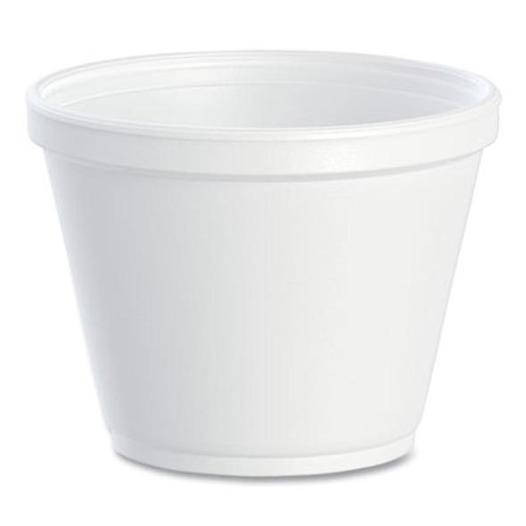 Food Containers, 12 Oz, White, Foam, 25/Bag, 20 Bags/Carton