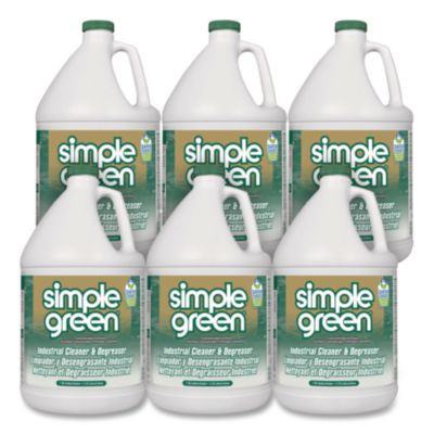 Industrial Cleaner And Degreaser, Concentrated, 1 Gallon Bottle, 6/Carton