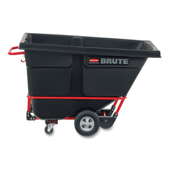 0.5 Cu Yd Brute Rotomolded Tilt Truck, 850 Lb Capacity, Black
