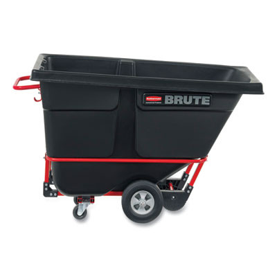 0.5 Cu Yd Brute Rotomolded Tilt Truck, 850 Lb Capacity, Black