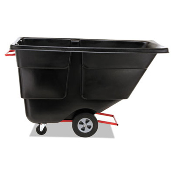 1 Cu Yd Brute Rotomolded Tilt Truck, 850 Lb Capacity, Black
