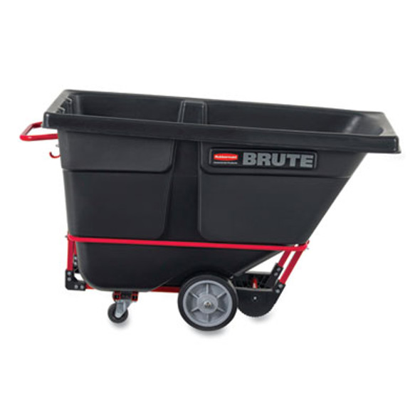 1 Cu Yd Brute Rotomolded Tilt Truck, 1,250 Lb Capacity, Black