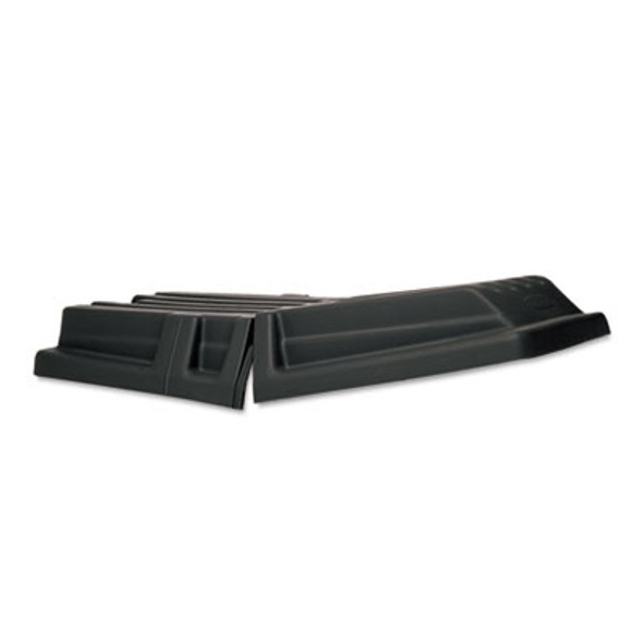 Hinged Dome Tilt Truck Lid, 34.14 x 69.66 x 8.4, Black