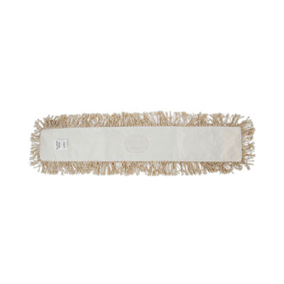 Industrial Dust Mop Head, Washable, Hygrade Cotton, 36 x 5, White
