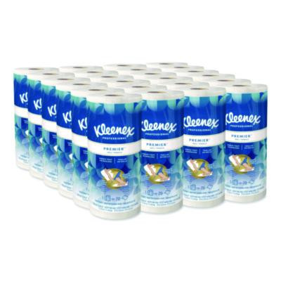 Premiere Kitchen Roll Towels, 1-Ply, 11 x 9.4, White, 70/Roll, 24 Rolls/Carton