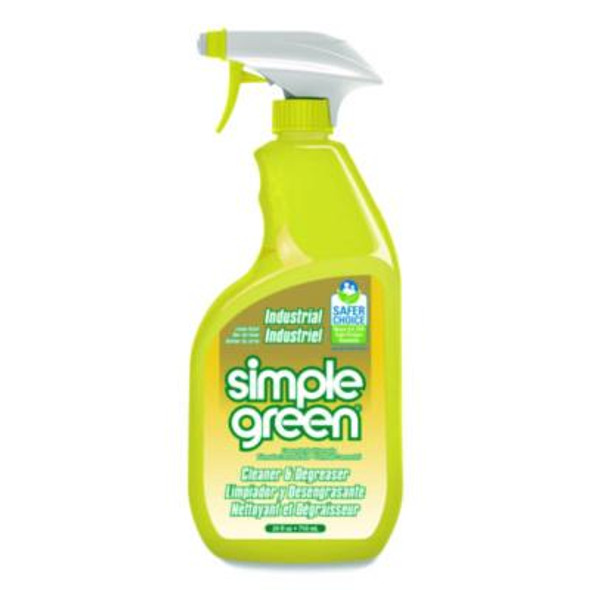 Industrial Cleaner And Degreaser, Concentrated, Lemon, 24 Oz Spray Bottle, 12/Carton