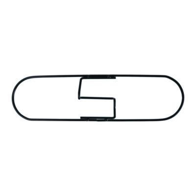 Clip-On Dust Mop Frame, 18 x 5, Zinc Plated, Black