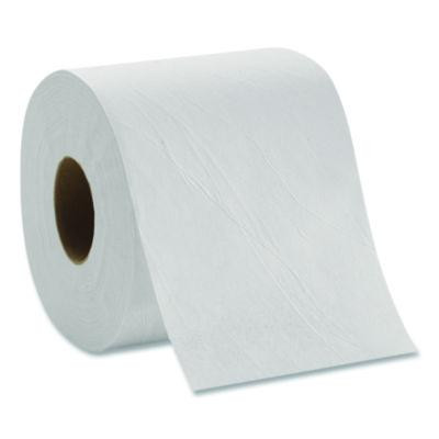 Pacific Blue Basic Bathroom Tissue, Septic Safe, 1-Ply, White, 1,210 Sheets/Roll, 80 Rolls/Carton