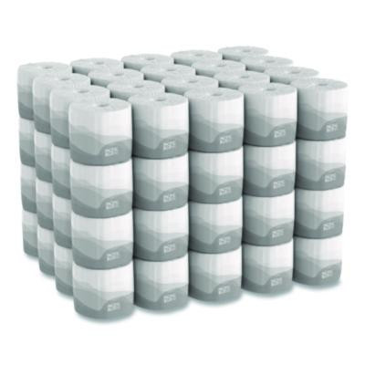 Pacific Blue Basic Bathroom Tissue, Septic Safe, 1-Ply, White, 1,210 Sheets/Roll, 80 Rolls/Carton