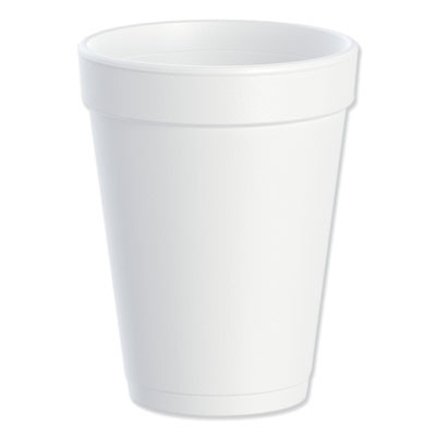 Foam Drink Cups, 14 Oz, White, 1,000/Carton