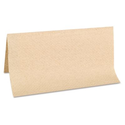 Singlefold Paper Towels, 9 x 9.45, Natural, 250/Pack, 16 Packs/Carton