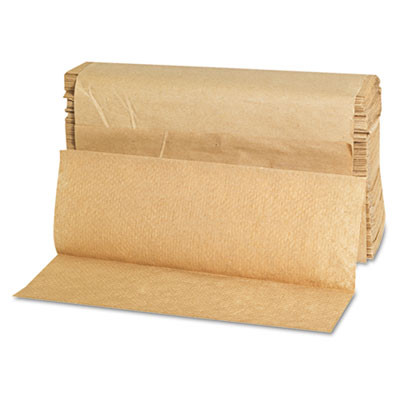 Folded Paper Towels, Multifold, 9 x 9.45, Natural, 250 Towels/Pack, 16 Packs/Carton