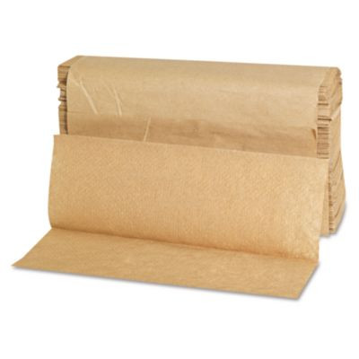 Folded Paper Towels, Multifold, 9 x 9.45, Natural, 250 Towels/Pack, 16 Packs/Carton