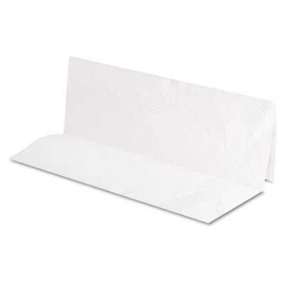 Folded Paper Towels, Multifold, 9 x 9.45, White, 250 Towels/Pack, 16 Packs/Carton