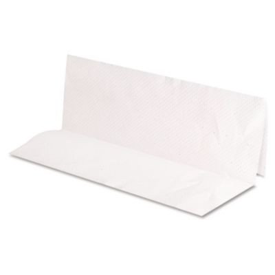 Folded Paper Towels, Multifold, 9 x 9.45, White, 250 Towels/Pack, 16 Packs/Carton