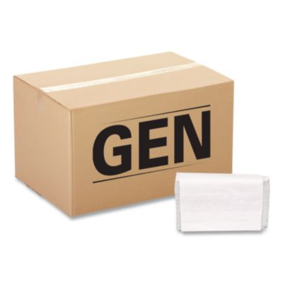 Folded Paper Towels, Multifold, 9 x 9.45, White, 250 Towels/Pack, 16 Packs/Carton