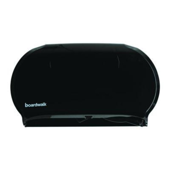 Jumbo Twin Toilet Tissue Dispenser, 20.25 x 6 x 12.25, Black