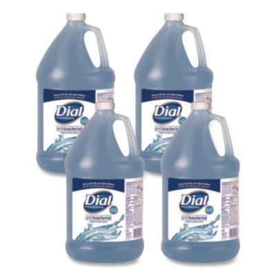 Antibacterial Liquid Hand Soap, Spring Water Scent, 1 Gal, 4/Carton