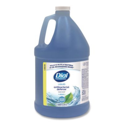 Antibacterial Liquid Hand Soap, Spring Water Scent, 1 Gal, 4/Carton