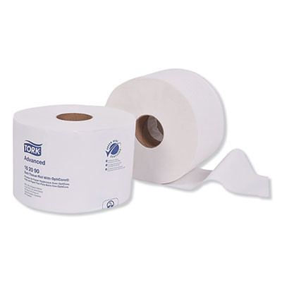 Advanced Bath Tissue Roll With Opticore, Septic Safe, 2-Ply, White, 865 Sheets/Roll, 36 Rolls/Carton