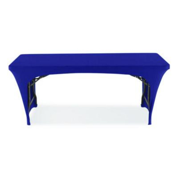 Igear Fabric Table Cover, Open Design, Polyester/Spandex, 30" X 72", Blue