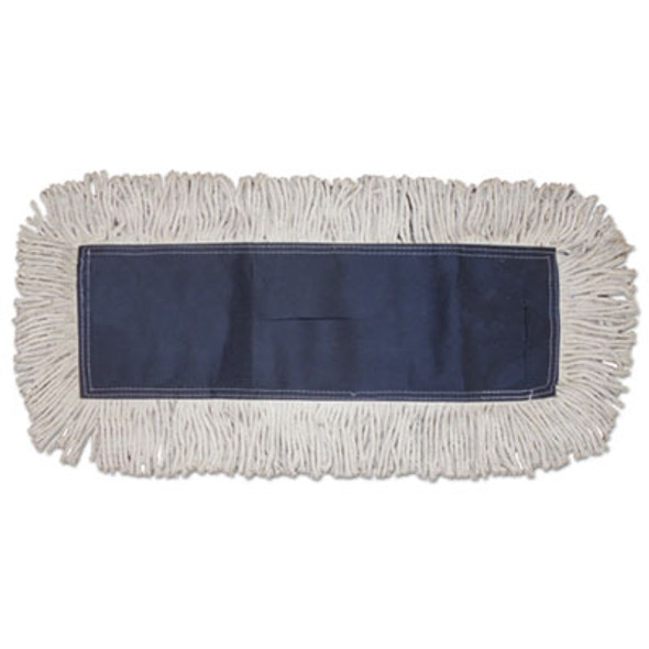 Dust Mop Head, Disposable, 5 x 60, White